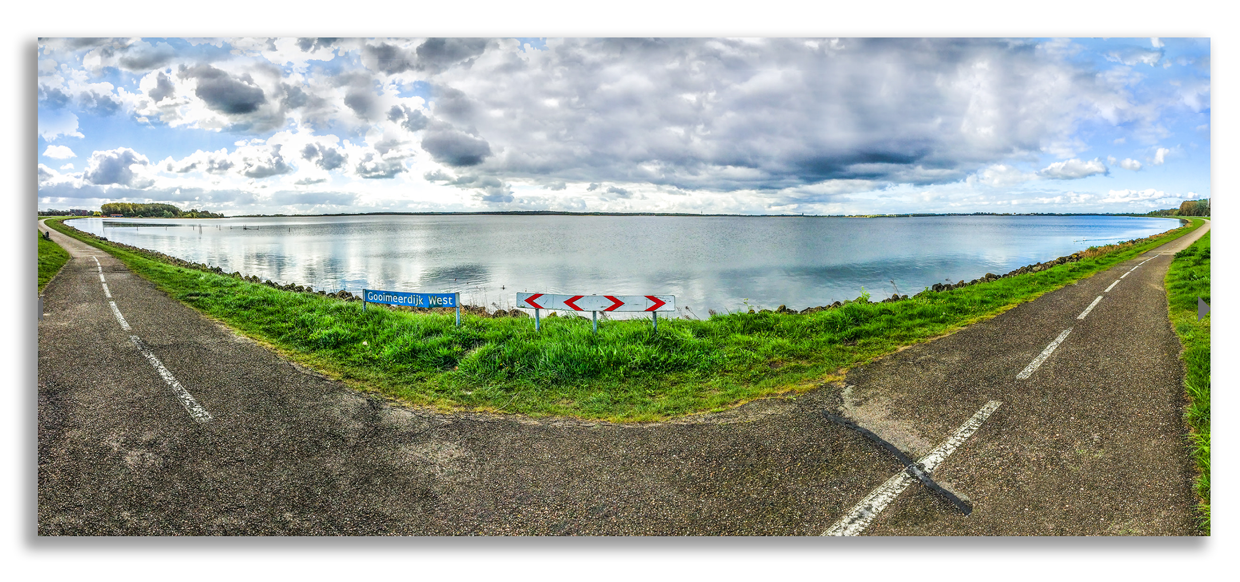 Gooimeerdijk West, panorama